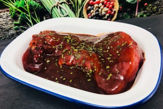 Buy Pork in Plum Sauce from our local Butchers shop in Nelson, Lancashire or buy online