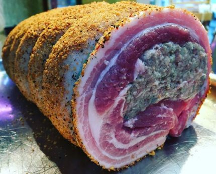 Buy Stuffed Belly of Pork from our local Butchers shop in Nelson, Lancashire or buy online
