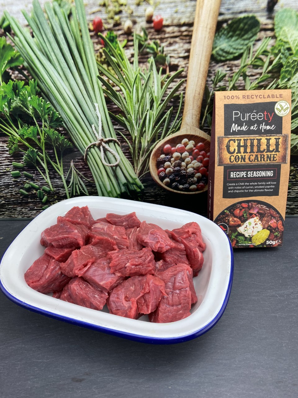 Meal Bundle (Chilli con Carne Diced Beef) Nicholsons Butchers T